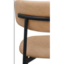 Meridian Lupita Tan Vegan Leather Dining Chair IMAGE 7