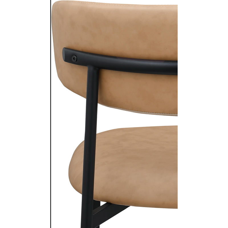 Meridian Lupita Tan Vegan Leather Dining Chair IMAGE 7