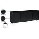Meridian Cardiff Black Sideboard/Buffet IMAGE 11