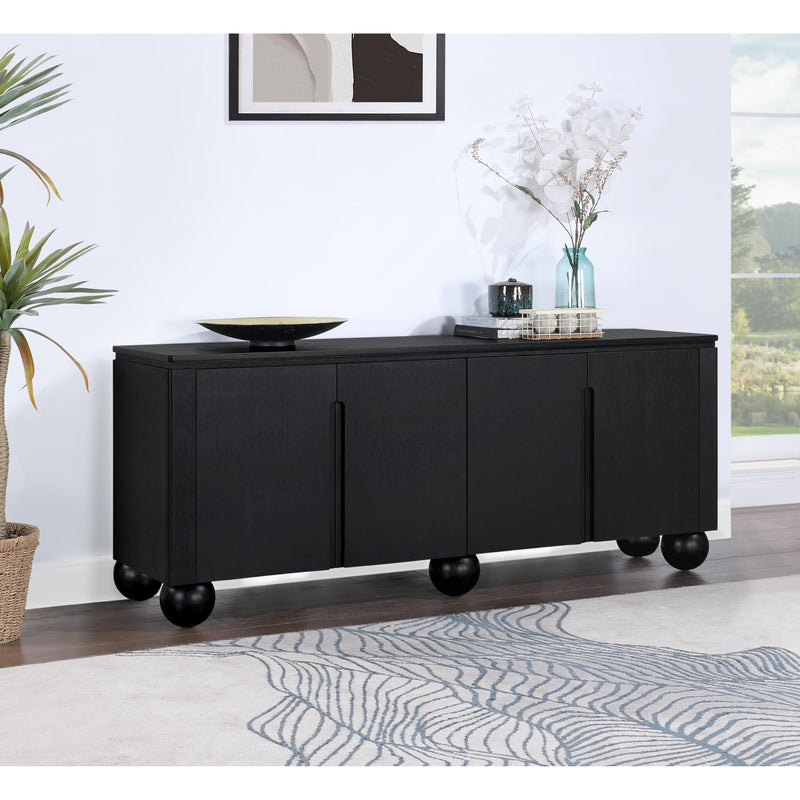 Meridian Cardiff Black Sideboard/Buffet IMAGE 2
