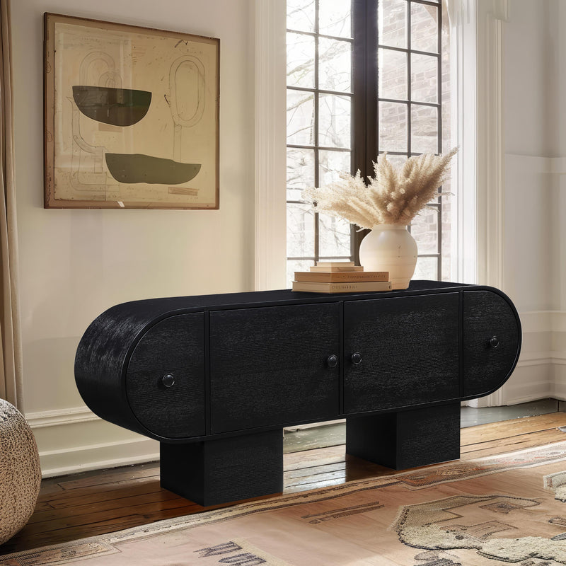 Meridian Harlow Black Sideboard/Buffet IMAGE 2
