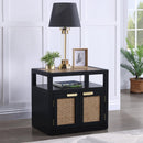 Meridian Cole Black Night Stand IMAGE 3