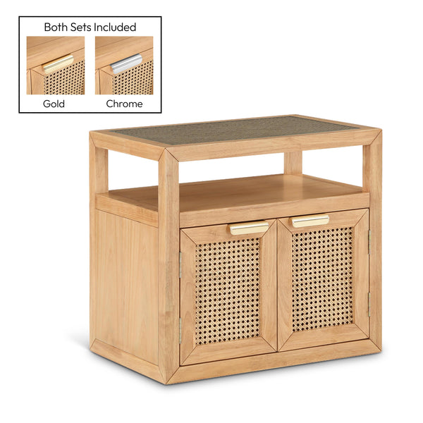 Meridian Cole Natural Night Stand IMAGE 1