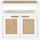 Meridian Cole White Night Stand IMAGE 4