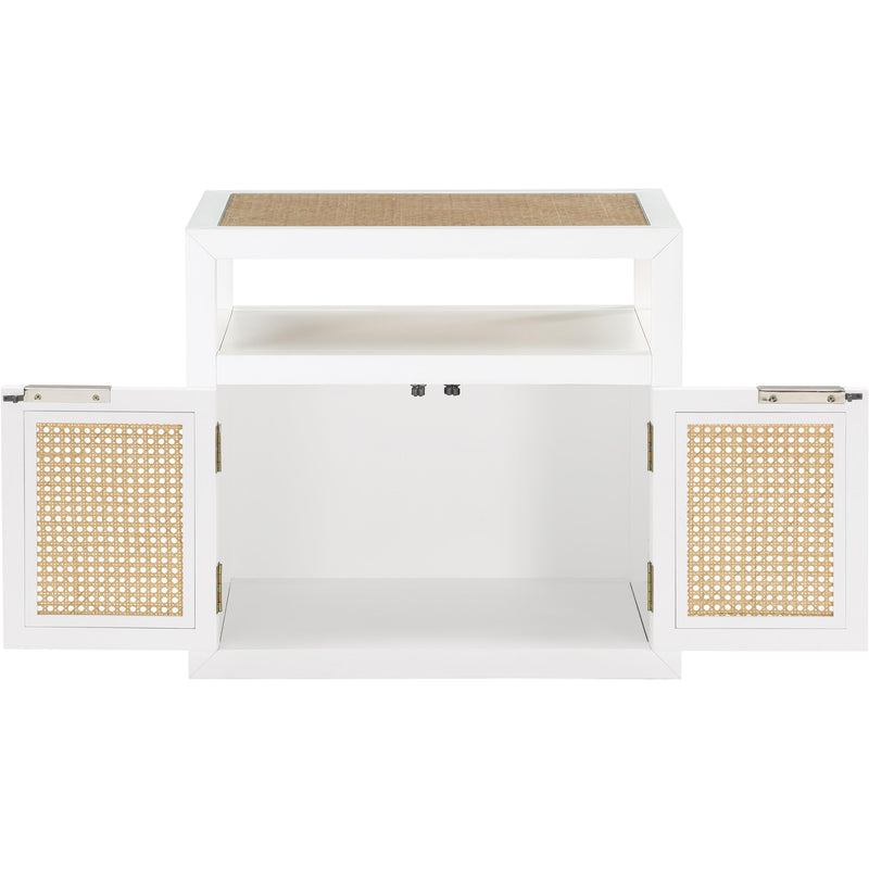 Meridian Cole White Night Stand IMAGE 8