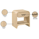 Meridian Hayes Natural Night Stand / Side Table IMAGE 10