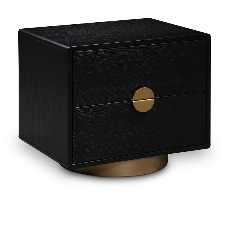 Meridian Wade Black Night Stand / Side Table IMAGE 1