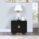 Meridian Wade Black Night Stand / Side Table IMAGE 2