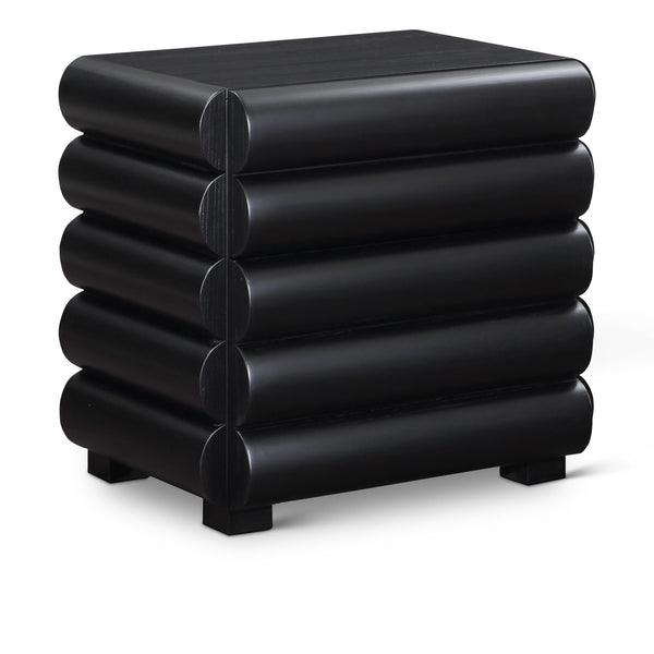 Meridian Maverick Black Night Stand / Side Table IMAGE 1