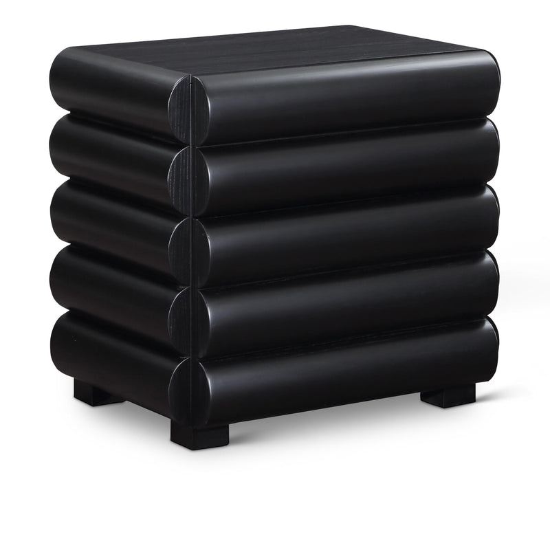 Meridian Maverick Black Night Stand / Side Table IMAGE 1