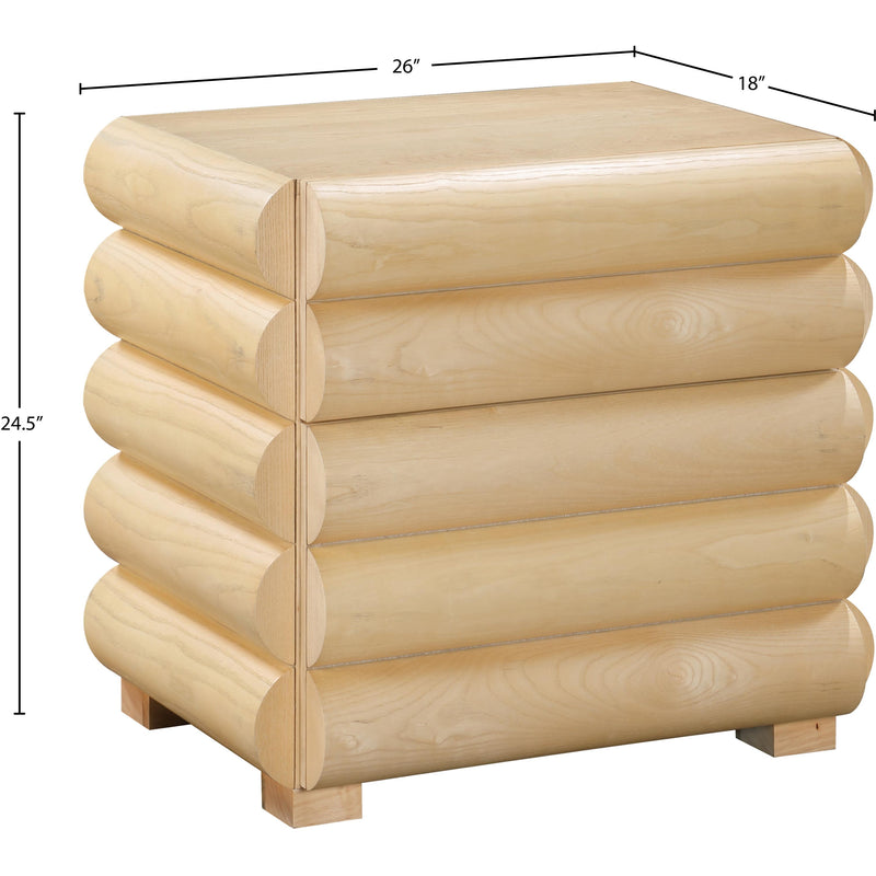 Meridian Maverick Natural Night Stand / Side Table IMAGE 11