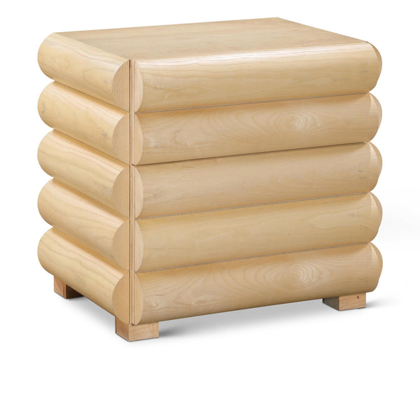 Meridian Maverick Natural Night Stand / Side Table IMAGE 1