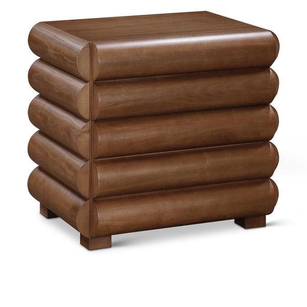Meridian Maverick Walnut Night Stand / Side Table IMAGE 1