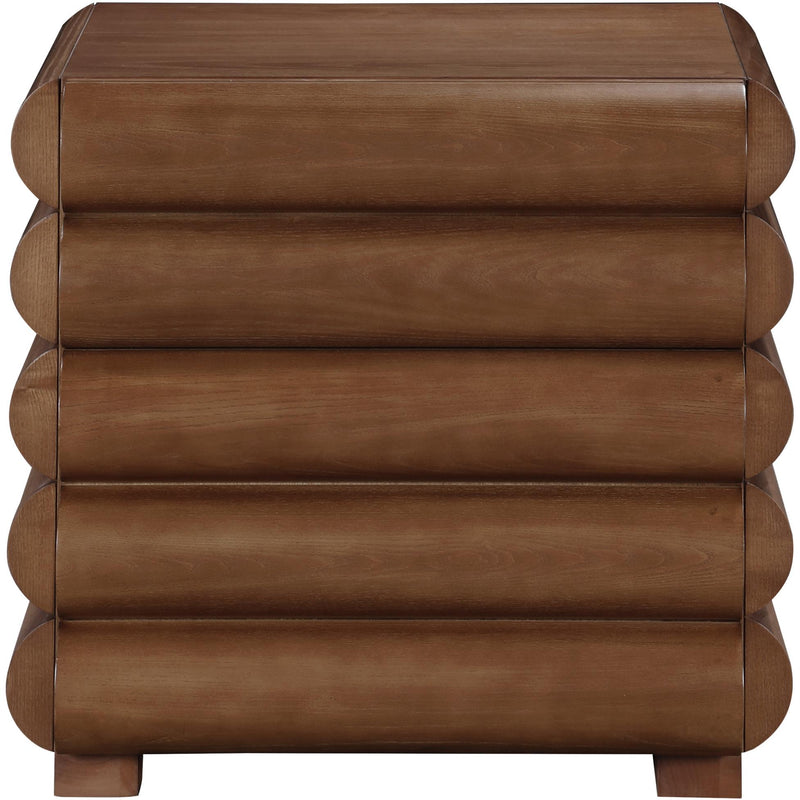 Meridian Maverick Walnut Night Stand / Side Table IMAGE 3