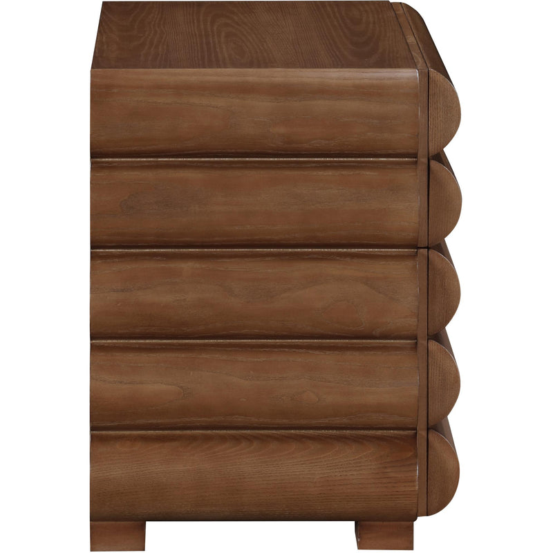 Meridian Maverick Walnut Night Stand / Side Table IMAGE 4