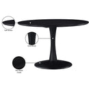 Meridian Holly Black Dining Table IMAGE 6