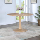 Meridian Holly Natural Oak Dining Table IMAGE 2
