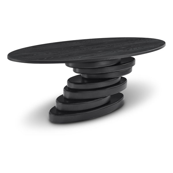 Meridian Moriah Black Dining Table IMAGE 1