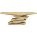 Meridian Moriah Oak Dining Table IMAGE 3