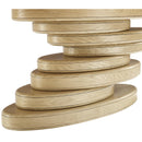 Meridian Moriah Oak Dining Table IMAGE 4