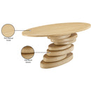 Meridian Moriah Oak Dining Table IMAGE 6