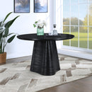 Meridian Bernada Black Dining Table IMAGE 2