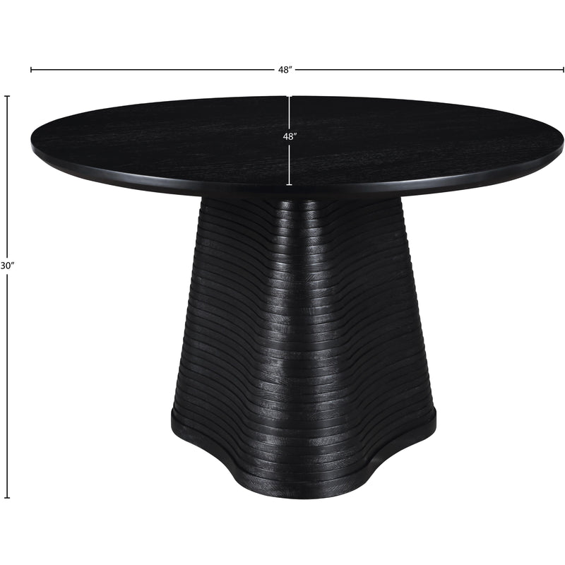 Meridian Bernada Black Dining Table IMAGE 7