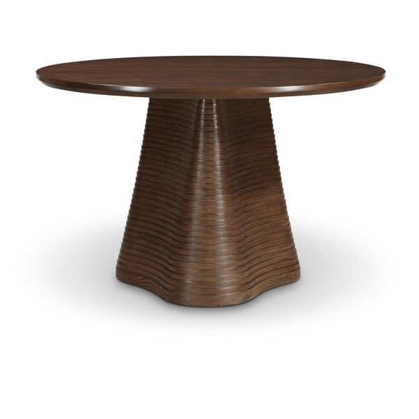 Meridian Bernada Brown Dining Table IMAGE 1