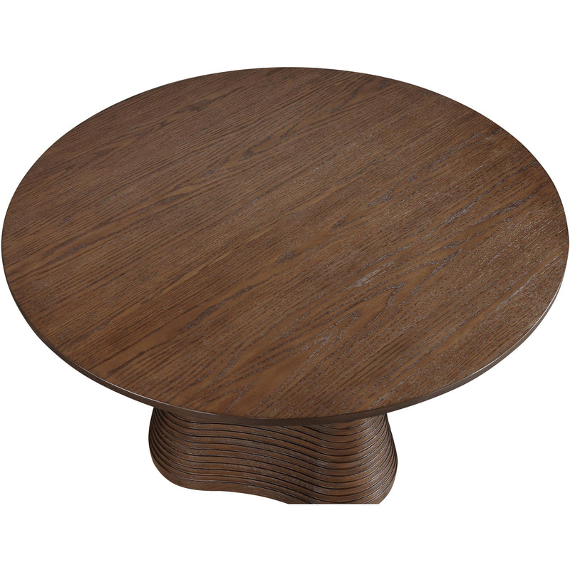 Meridian Bernada Brown Dining Table IMAGE 5