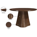 Meridian Bernada Brown Dining Table IMAGE 6