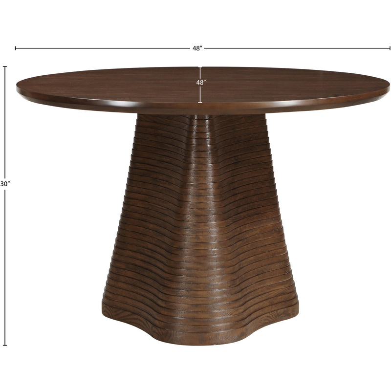 Meridian Bernada Brown Dining Table IMAGE 7
