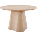 Meridian Bernada Natural Dining Table IMAGE 3