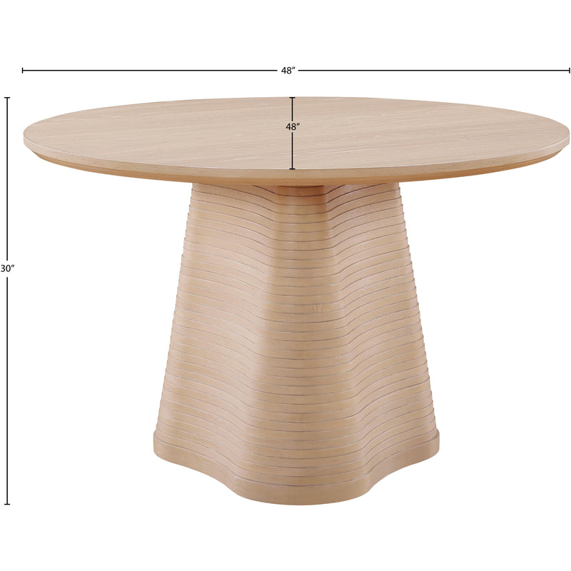 Meridian Bernada Natural Dining Table IMAGE 7