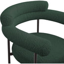 Meridian Blake Green Boucle Fabric Counter Stool IMAGE 7