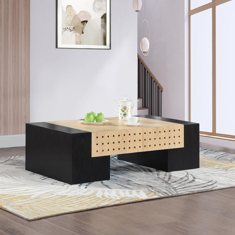 Meridian Mondrian Black Coffee Table IMAGE 2