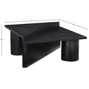 Meridian Pavillion Black Coffee Table IMAGE 7