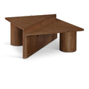 Meridian Pavillion Walnut Coffee Table IMAGE 1