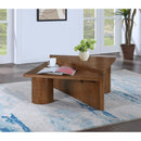 Meridian Pavillion Walnut Coffee Table IMAGE 2