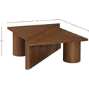 Meridian Pavillion Walnut Coffee Table IMAGE 7