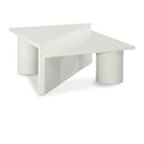 Meridian Pavillion White Coffee Table IMAGE 1