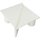 Meridian Pavillion White Coffee Table IMAGE 4