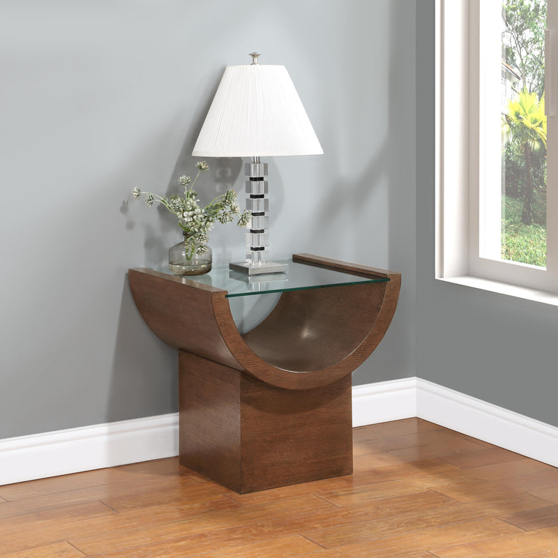 Meridian Beverwil Brown End Table IMAGE 2