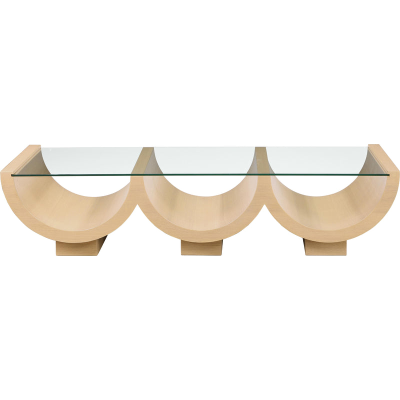 Meridian Beverwil Natural Oak Coffee Table IMAGE 3