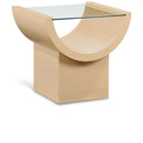 Meridian Beverwil Natural Oak End Table IMAGE 1