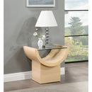 Meridian Beverwil Natural Oak End Table IMAGE 2