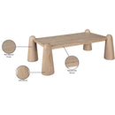 Meridian Wyndham Natural Oak Coffee Table IMAGE 6