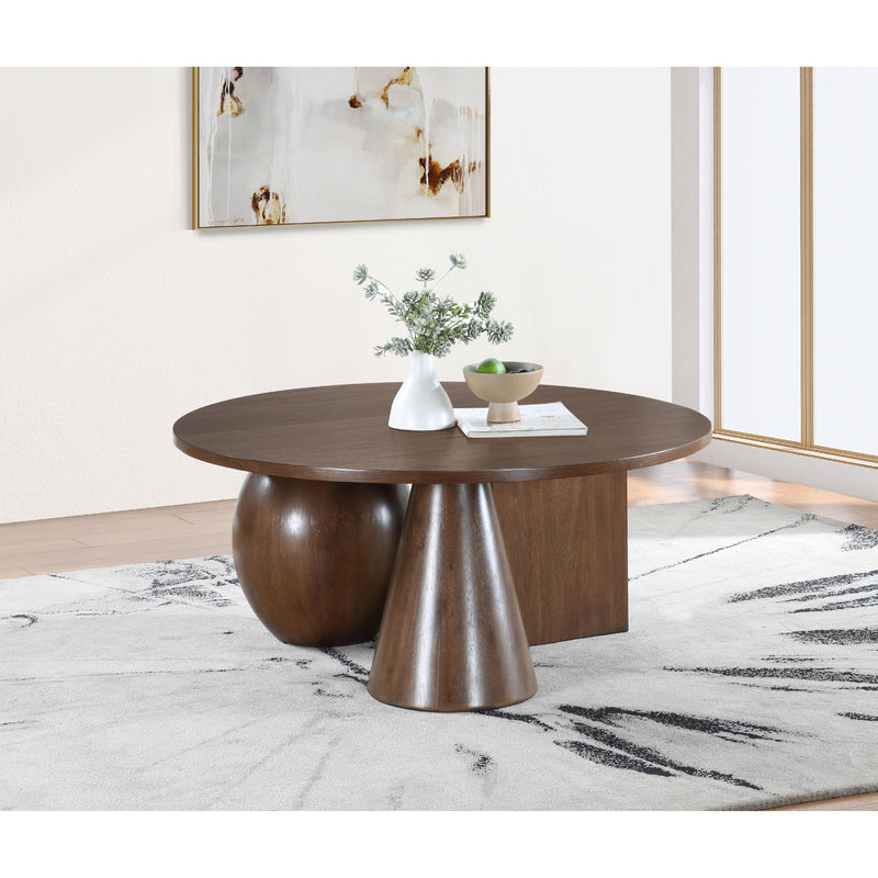 Meridian Revive Brown Coffee Table IMAGE 2