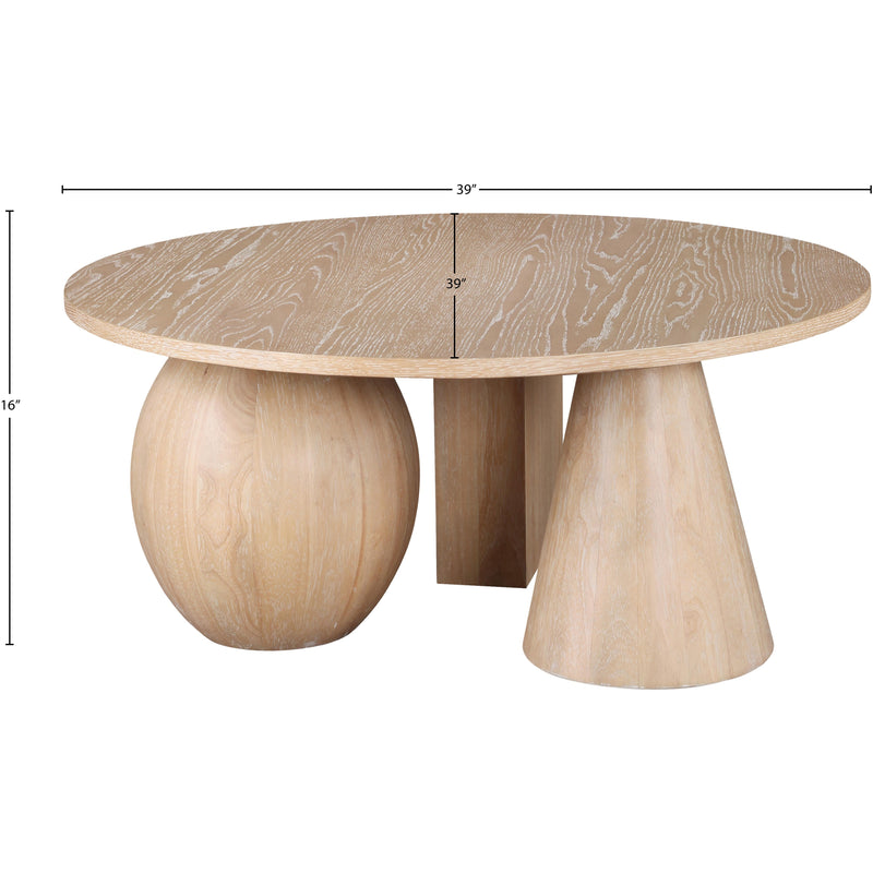 Meridian Revive Natural Oak Coffee Table IMAGE 7