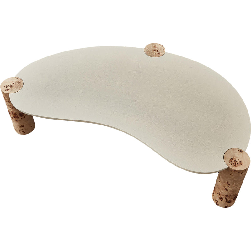 Meridian Thor Natural Burl Wood Coffee Table IMAGE 3