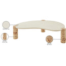 Meridian Thor Natural Burl Wood Coffee Table IMAGE 6